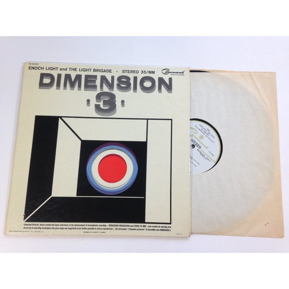 Enoch Light And The Light Brigade Dimension 3 LP Space Age Lounge 1964 Command - Picture 1 of 4